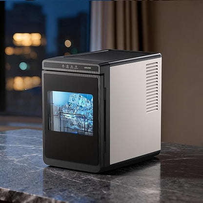 VEVOR Countertop Ice Maker, 22 lbs per Day, Self-Cleaning Portable Machine - Image 8