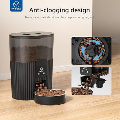 PAPIFEED Automatic Cat Feeder 3.5L/15 Cup 2.4G Bluetooth Pet Feeder - Image 3