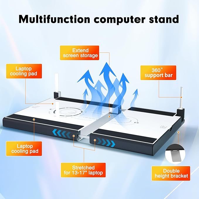 2025 New Upgraded Laptop Screen Extender Portable Monitor, 1080P FHD IPS Screen - Image 4