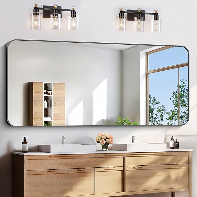 FORBATH Large Bathroom Mirror 72x30 Inches by FORBATH