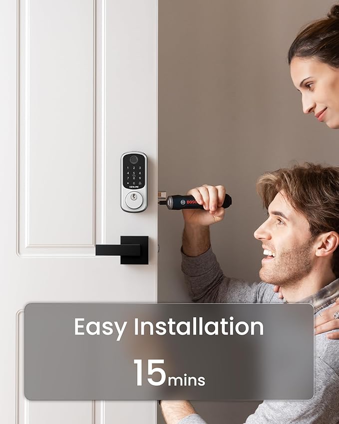 DESLOC Smart Door Lock B200, Smart Deadbolt Lock, Keyless Entry Door Lock - Image 6