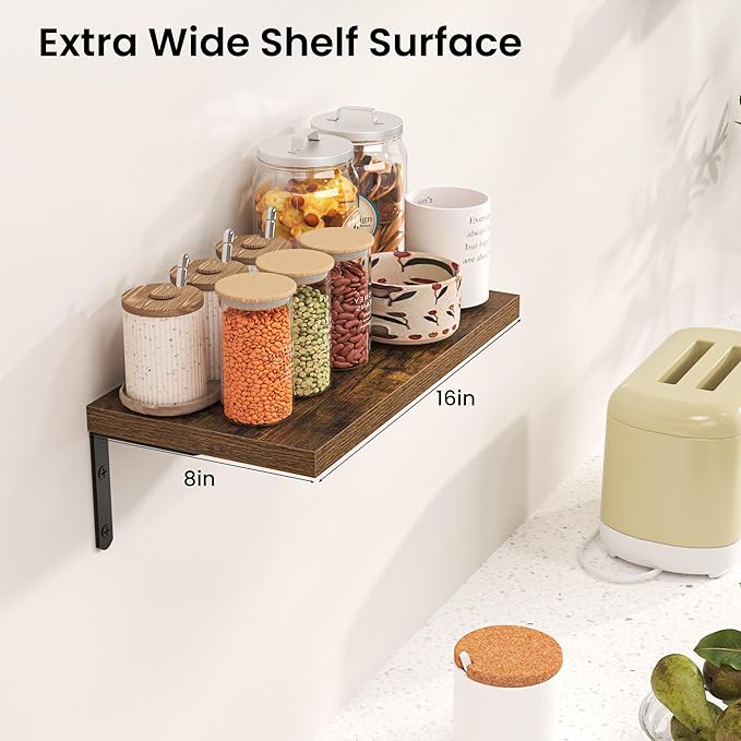 Marsmiles Extra Wide Floating Shelves - Image 5