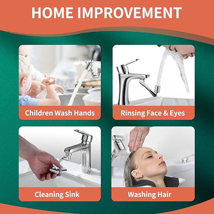 Patented CECEFIN 1080°Swivel Faucet-Extender Sink-Aerator - Image 6