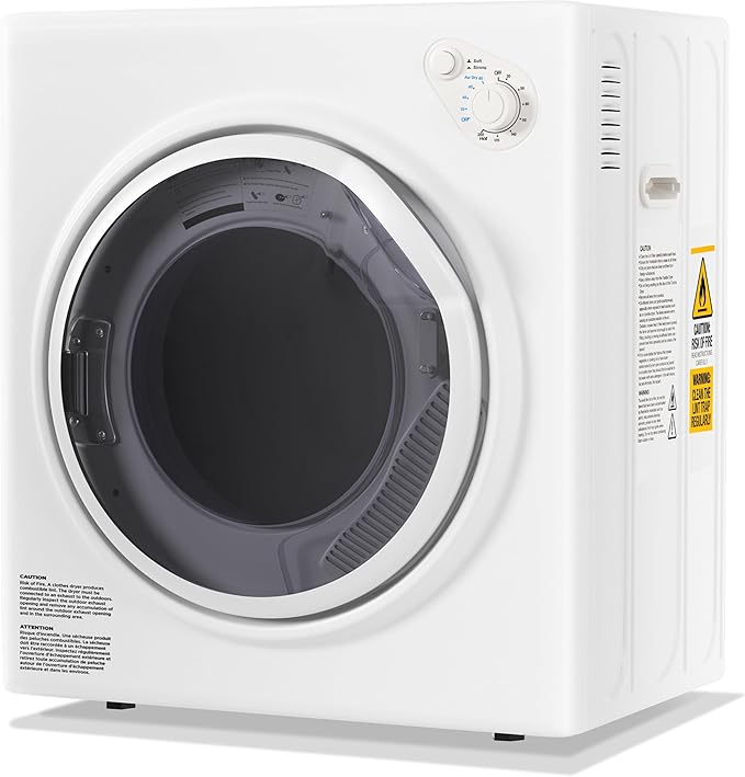 Elevon 1500W Portable Clothes Dryer, 3.5 cu.ft Electric Drying Machine by ELEVON