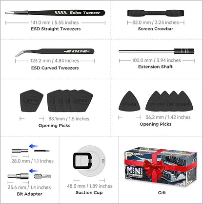 Small Electric Screwdriver Set, JAKEMY Smart 3 Torque Cordless Screwdriver Kit - Image 5