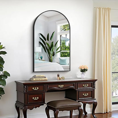 CIRCUMI Arched Wall Mirror, Metal Frame, Large Size - Image 4