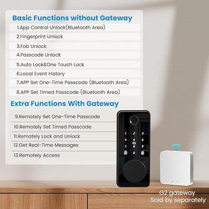 Keyless Entry Door Lock, Biquole Smart Lock - Image 10