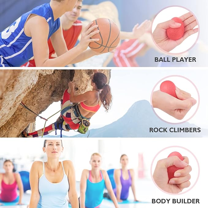 Peradix Hand Grip Strength Trainer, Stress Relief Ball, Wrist Rehab Therapy - Image 8