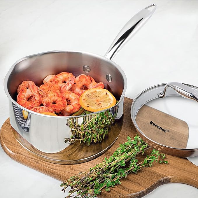Rorence Stainless Steel Sauce pan: Saucepan - Image 7