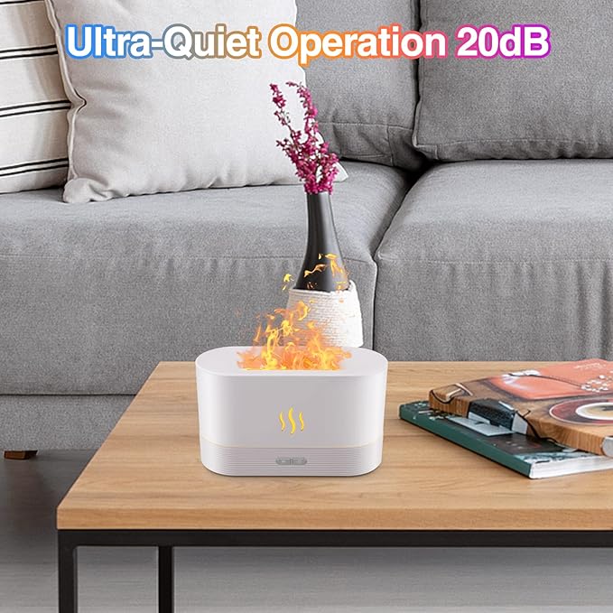 Colorful Flame Air Aroma Diffuser Humidifier, Upgraded 7 Flame Color Noiseless - Image 5
