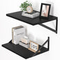 Heimlove Black Deep Floating Shelves by Heimlove