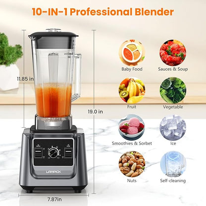Blenders for Kitchen, 2000W Blender for Smoothies 35000 RPM Professional Grade - Image 4