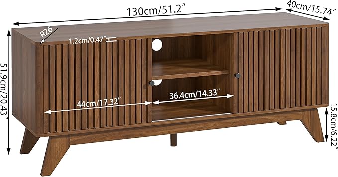 Oubayajia Mid Century Modern TV Stand - Image 2