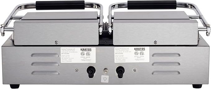 Kratos Commercial Electric Panini Sandwich Grill - Image 6