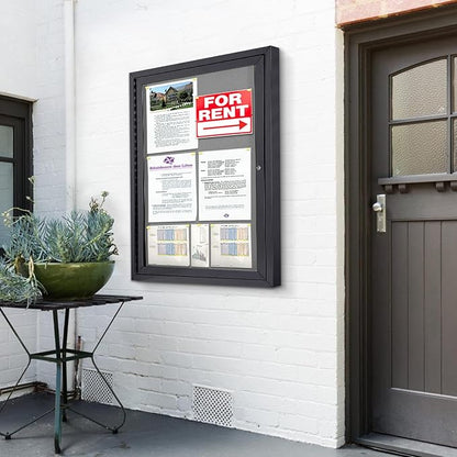 Enclosed Bulletin Board Outdoor Noticeboard - Image 6