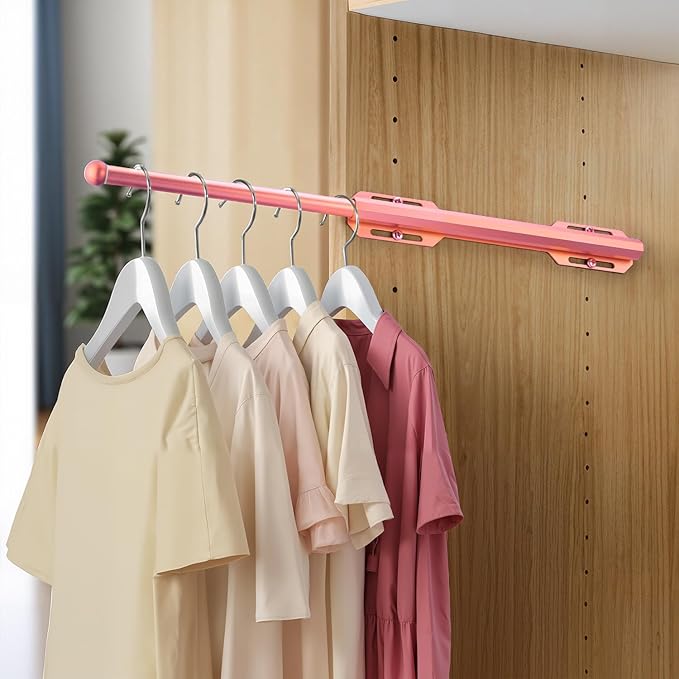 12" Valet Rod for Closet Pull Out, Adjustable extending closet rod, Standard by VanlonPro