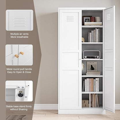 Yizosh Metal Storage Cabinet - Image 6