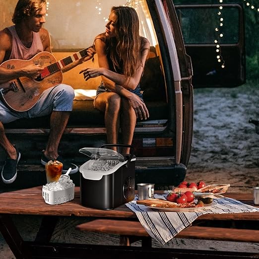 Countertop Ice Maker Machine, 8 Ice Cubes in 6 mins, 26lb/Day Ice - Image 8