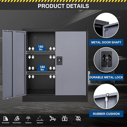 Metal Storage Cabinet-36” Tall Steel File Cabinets - Image 6