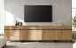 WAMPAT Modern TV Stand for TVs up to 120 inch, 4 in 1 Wood Entertainment Center by WAMPAT
