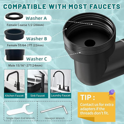 CECEFIN 1440° Rotating-Faucet-Extender Sink Aerator - Image 6