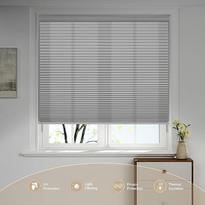 Boolegon Motorized Blinds with Remote, Light Filtering Smart Blinds, Automatic - Image 2
