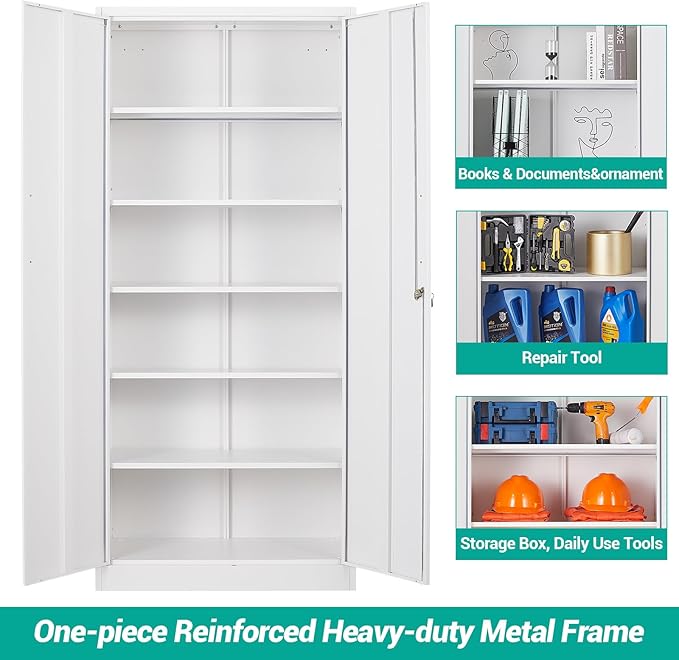 Wide & Deep Metal Storage Cabinet - Image 8