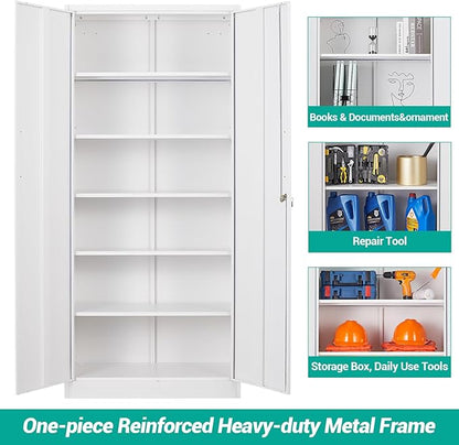 Wide & Deep Metal Storage Cabinet - Image 8
