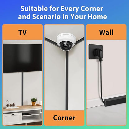 YCLYC Wall Cable Hider Kit, 116in TV Wire Hider - Image 6