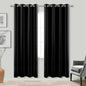 KOUFALL Closet Door Curtain Without Door, Insulated Thermal 78 Inch Long Black by KOUFALL