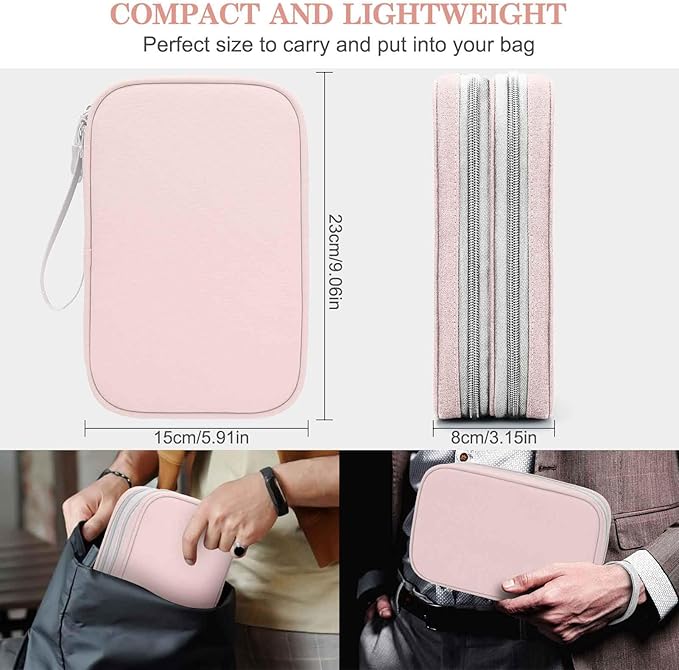 FYY Electronic Organizer, Large Travel Cable Organizer Bag Pouch Electronic - Image 2