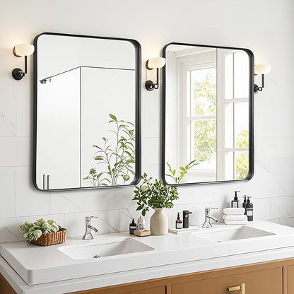 Fabuday Black Bathroom Mirror Over Sink - Image 3