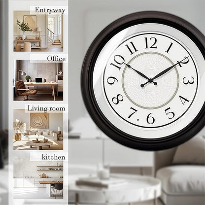 FOUNTAIN DESIGNS Galaxy 18 Inch Luminous Atomic Wall Clock - Image 7