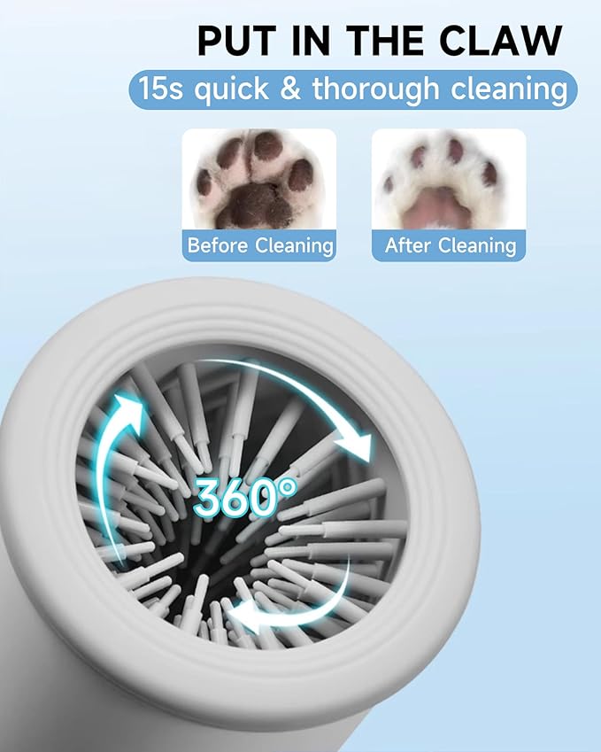 Automatic Dog Paw Cleaner for Dogs，Electric Dog Foot Paw Washer Cup and - Image 2