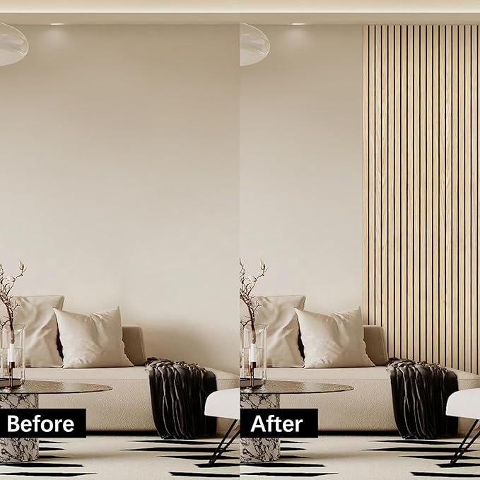 ARMURO Wood Slat Wall Panel 2 PCS - Image 6