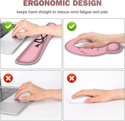 Gaming Mouse Pad, Large Desk Mat, Cute Desk Pad Protector, 4in1 XXL Mousepad + - Image 4