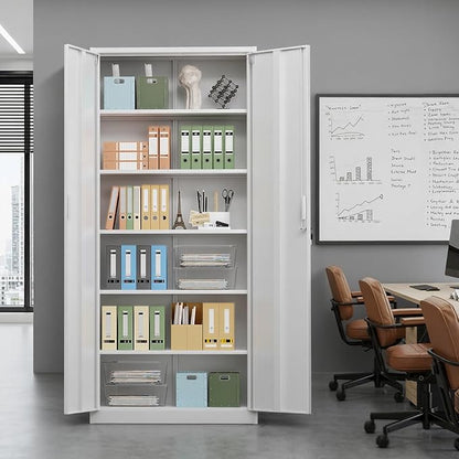 VINGLI Metal Garage Storage Cabinet - Image 7