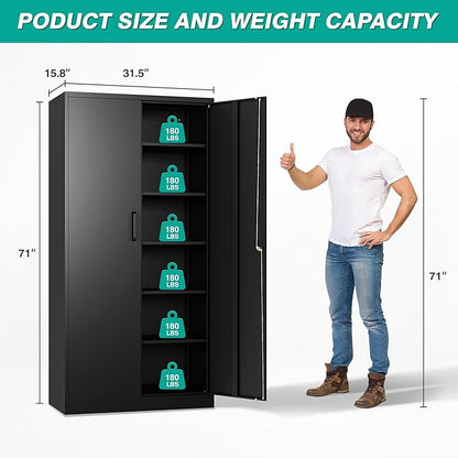 SISESOL Metal Storage Cabinet - Image 3