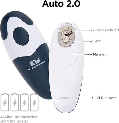 Kitchen Mama Auto 2.0 Electric Can Opener: Blade Opens Almost Any Can Pop or - Image 2