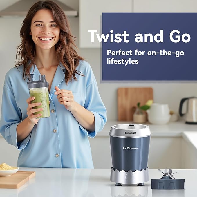 La Reveuse Personal Size Smoothie Blender Pro, 1000W High Speed - Image 6
