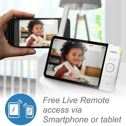 VTech RM7764-2HD Smart WiFi Baby Monitor - Image 3
