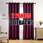 MIUCO Room Darkening Grommet Thermal Insulated Blackout Window Curtains Panels by MIUCO