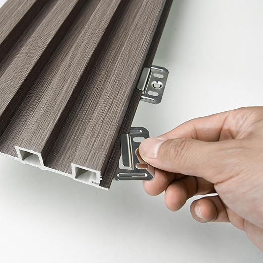 Art3d 8-Pack 96 x 6in. WPC Acoustic Slat Wall Panel - Image 3