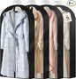 4 pack 60" Clear Garment Bags for Hanging Clothes, Suit Bags for Closet Storage by AURUZA