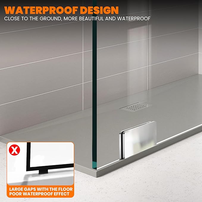 Bathroom Shower Glass Door 34 * 74" - Image 4