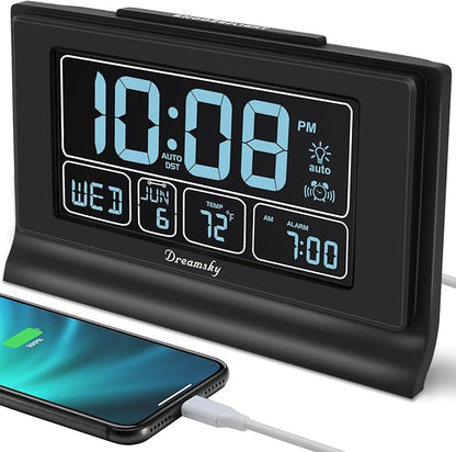 DreamSky Alarm Clocks for Bedrooms by DreamSky