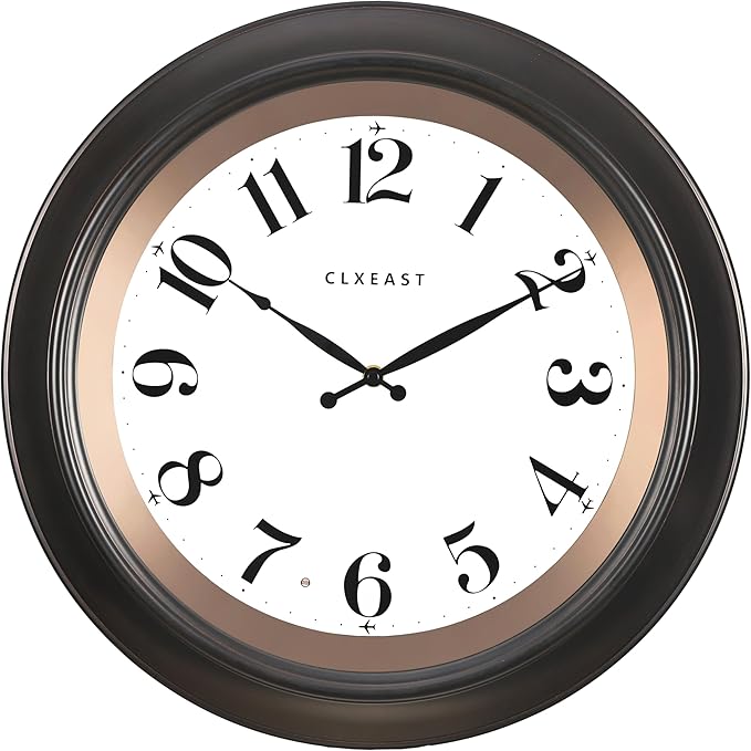 CLXEAST 18 Inch Large Illuminated Wall Clock - Image 2