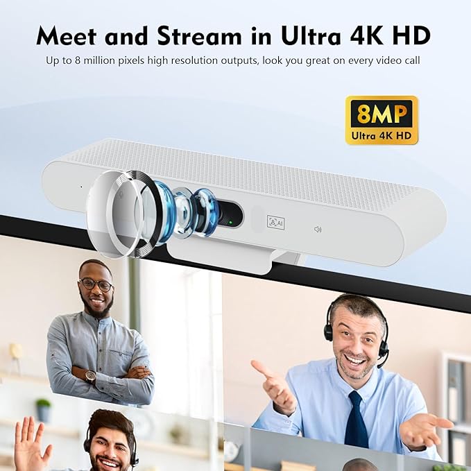 TOALLIN 4K Conference Room Webcam - Image 3