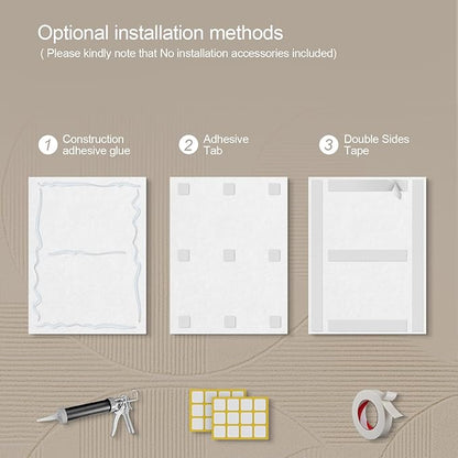 UMIACOUSTICS 8 Pcs 0.7Inch Thick Art Acoustic Panels, Total 47.2” x 31.5” - Image 7