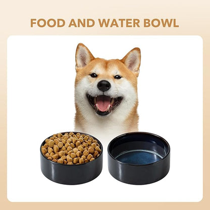Ceramic 7.3inch Dog Bowl for Medium Breed Dogs, Anti-Slip and Weighted Pet Food - Image 6